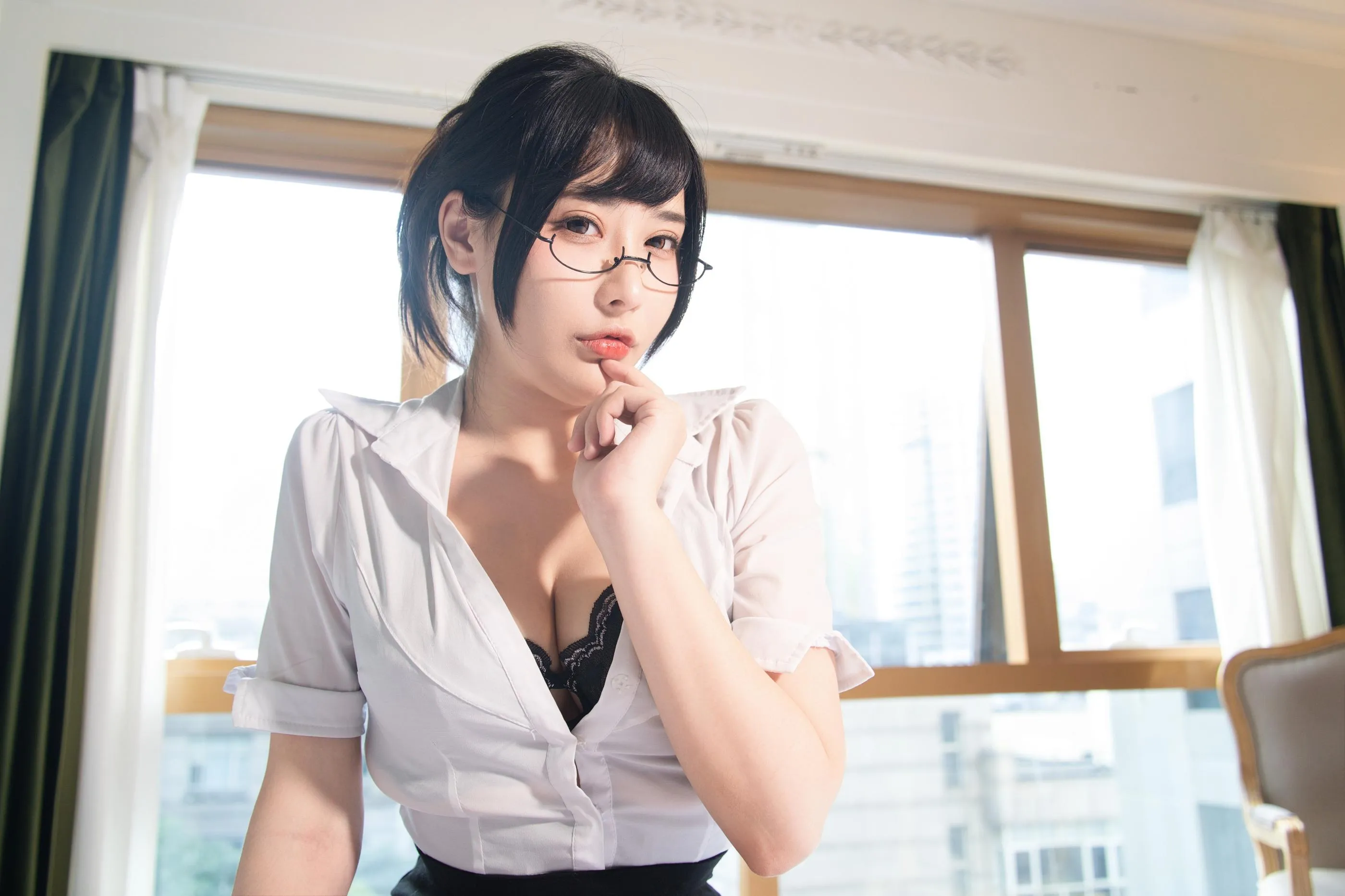 糖果果Candy – NO.07 室内ol [102P]插图5